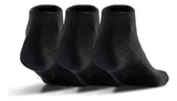 Kit Meias Under Armour 3x1 Unissex Core Cotton Cano Curto