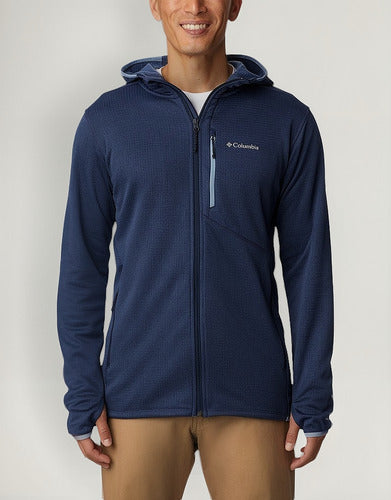Fleece Columbia Masculino Park View Com Capuz