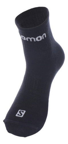 Kit Meia 2x1 Masculina Salomon Cano Médio