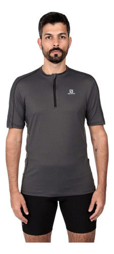 Camiseta Salomon Masculina Action 1/2 Zip