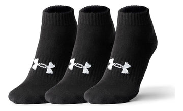 Kit Meias Under Armour 3x1 Unissex Core Cotton Cano Curto