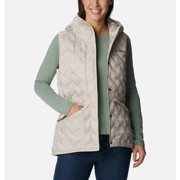 Colete Columbia Feminino Delta Ridge Com Capuz