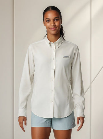 Camisa Columbia Feminina Tamiami II Manga Longa