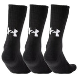 Kit Meia Under Armour 3x1 Unissex Core Cotton Cano Alto