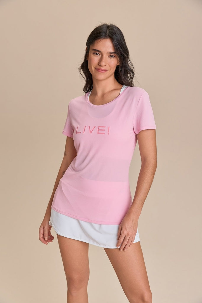 Camiseta Live! Feminina Comfort