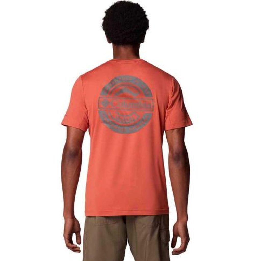 Camiseta Columbia Masculina Button Badge