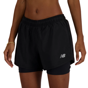 Shorts New Balance Feminino Sport Essentials 2 In 1