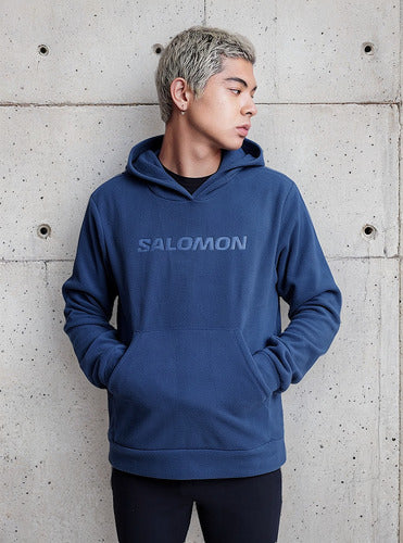 Fleece Salomon Masculino  Polar Lt Com Capuz