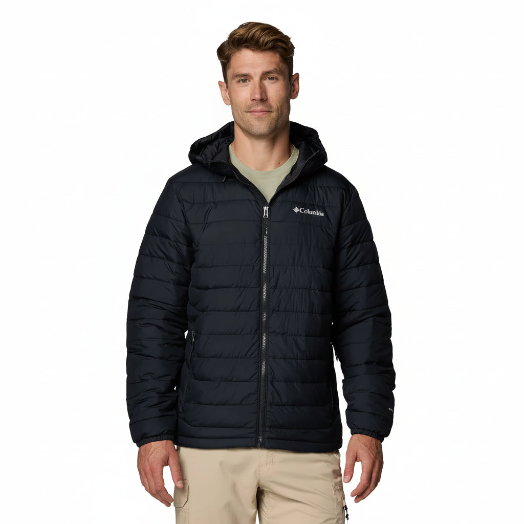 Jaqueta Columbia Masculina Powder Lite II Com Capuz