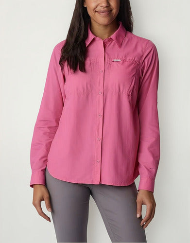 Camisa Columbia Feminina Silver Ridge 3.0 Manga Longa