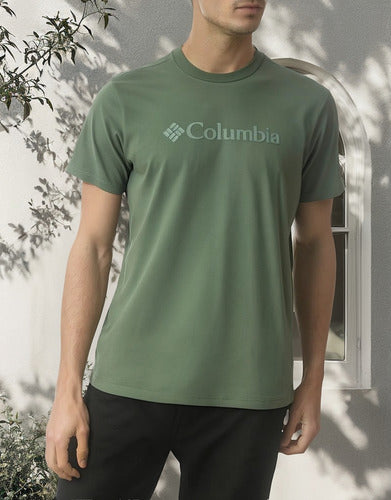 Camiseta Columbia Masculina Basic Logo II Branded Shadow