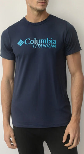 Camiseta Columbia Masculina Neblina Titanium Burst