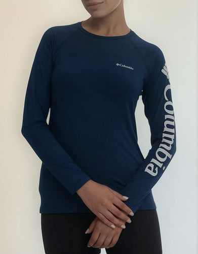 Camiseta Columbia Feminina Aurora Manga Longa