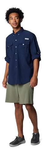 Camisa Columbia Masculina Bahama II Manga Longa