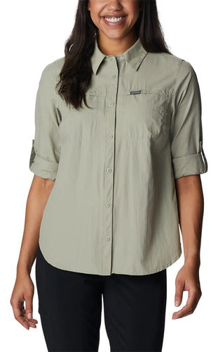 Camisa Columbia Feminina Silver Ridge 3.0 Manga Longa