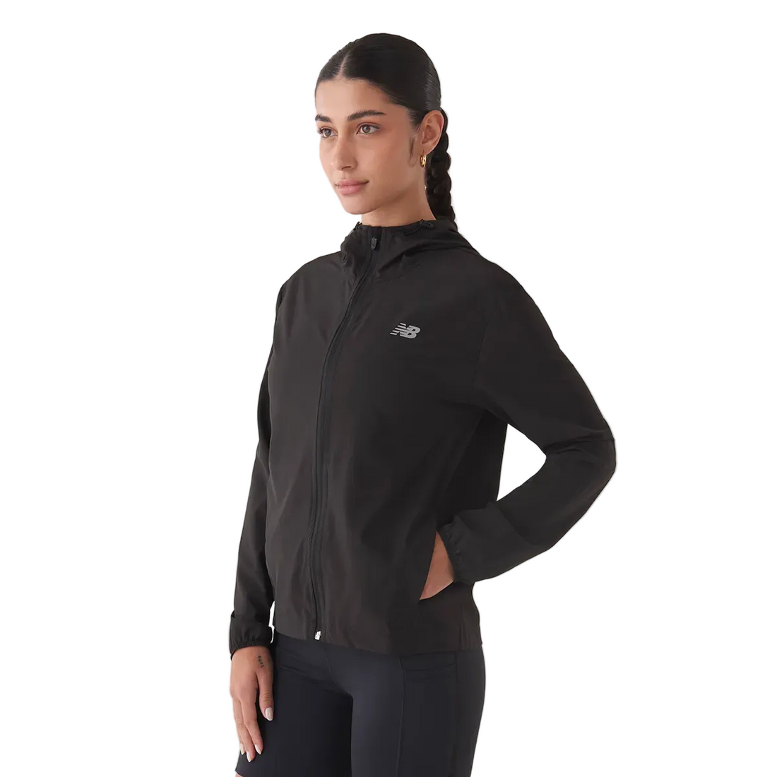 Jaqueta Feminina New Balance Windbreak Sport Essentials Run