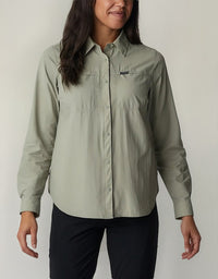 Camisa Columbia Feminina Silver Ridge 3.0 Manga Longa