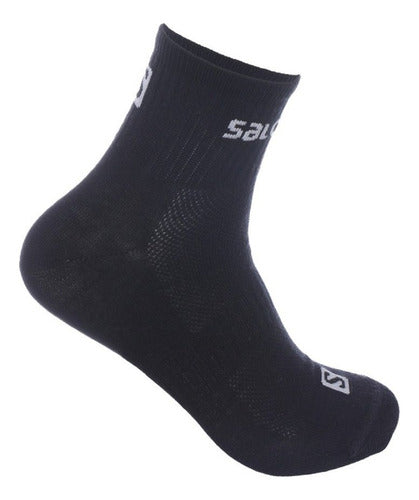 Kit Meia 2x1 Masculina Salomon Cano Médio