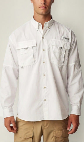 Camisa Columbia Masculina Bahama II Manga Longa