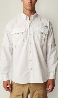 Camisa Columbia Masculina Bahama II Manga Longa
