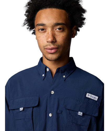 Camisa Columbia Masculina Bahama II Manga Longa