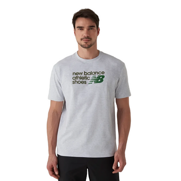 Camiseta New Balance Masculina Athletics Relaxed Premium Chest Logo