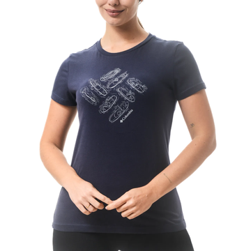 Camiseta Columbia Feminina Outlined Kayaks