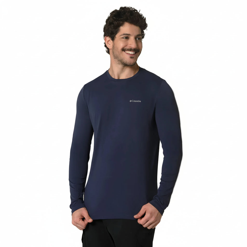 Camiseta Columbia Masculina Neblina Manga Longa