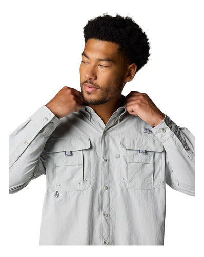 Camisa Columbia Masculina Bahama II Manga Longa