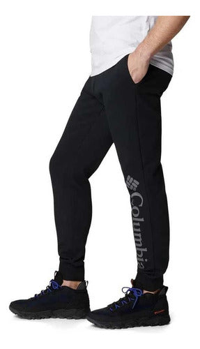 Calça Columbia Masculina Csc Logo Fleece Jogger II