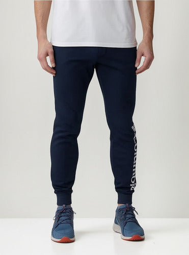 Calça Columbia Masculina Csc Logo Fleece Jogger II