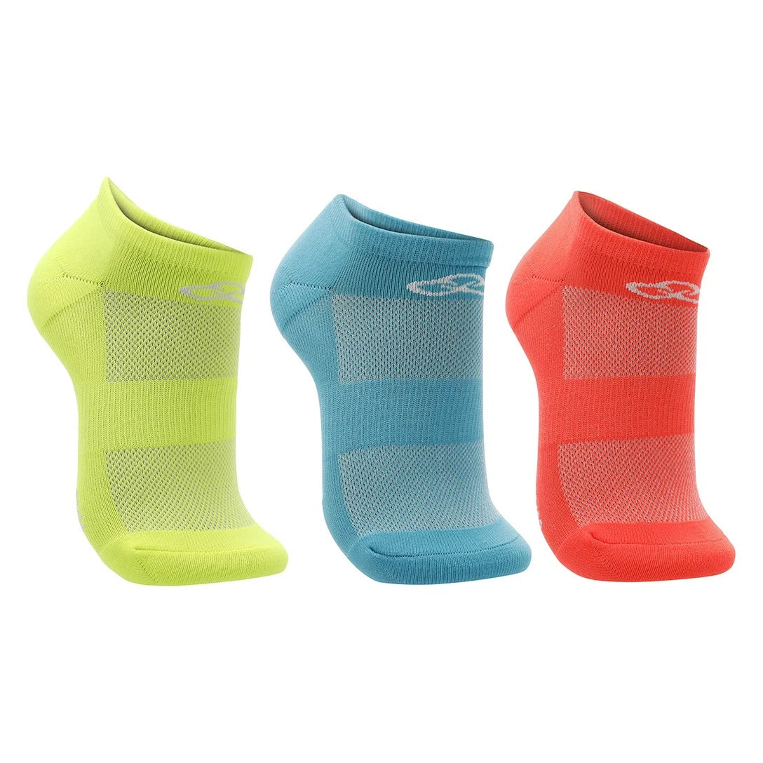 Meia Olympikus Tripack Neon