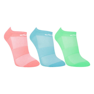 Meia Olympikus Tripack Neon